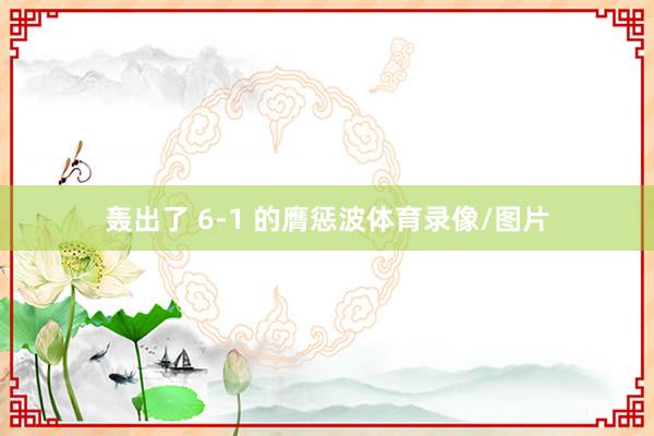 轰出了 6-1 的膺惩波体育录像/图片