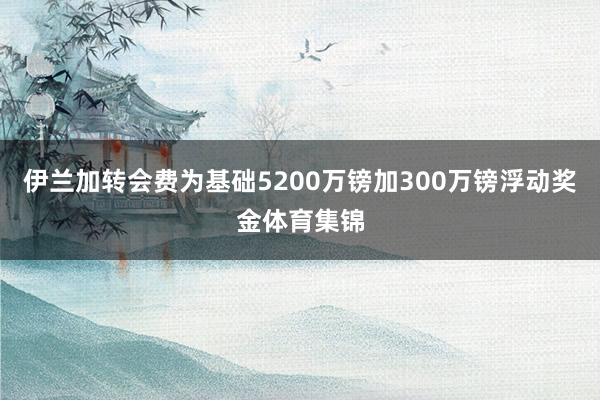 伊兰加转会费为基础5200万镑加300万镑浮动奖金体育集锦