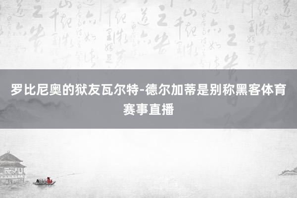 罗比尼奥的狱友瓦尔特-德尔加蒂是别称黑客体育赛事直播