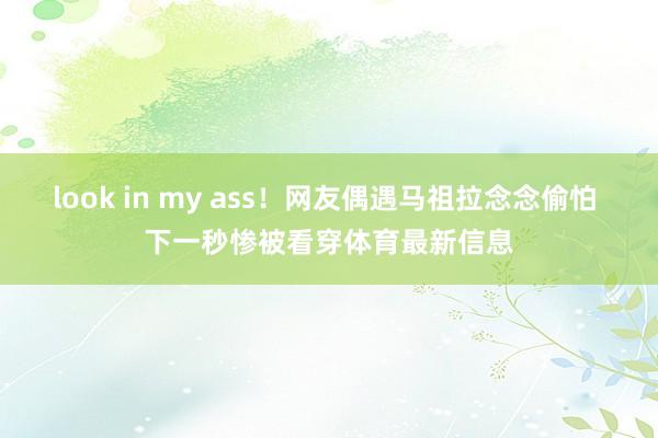 look in my ass！网友偶遇马祖拉念念偷怕 下一秒惨被看穿体育最新信息