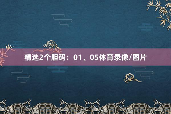 精选2个胆码：01、05体育录像/图片