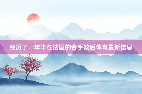 经历了一年半在法国的合手教后体育最新信息