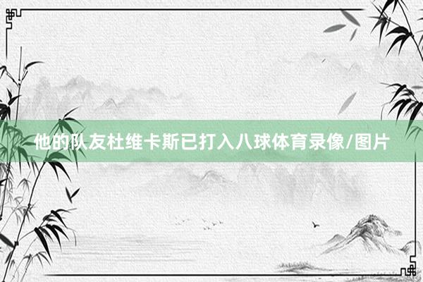 他的队友杜维卡斯已打入八球体育录像/图片