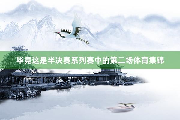 毕竟这是半决赛系列赛中的第二场体育集锦